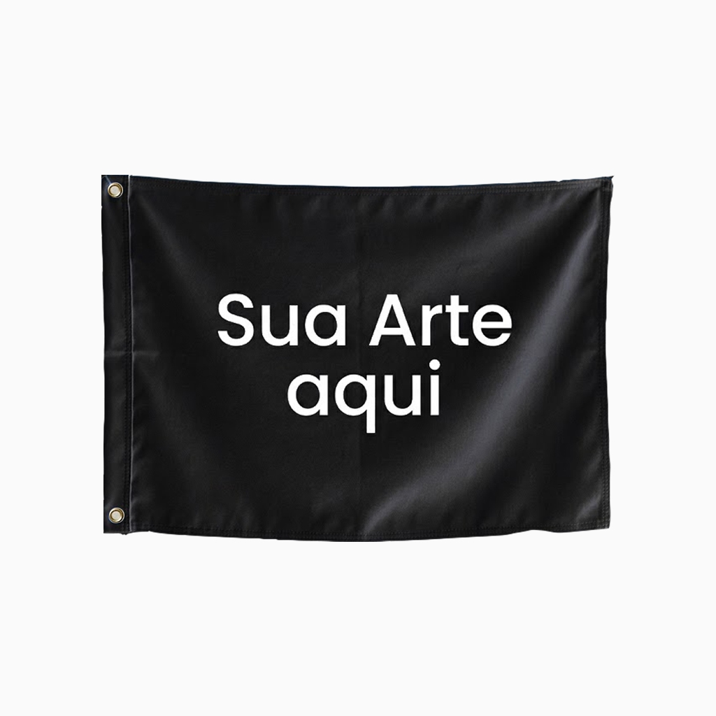 Bandeira Personalizada com a Sua Arte Logo Times Igrejas Personagens Tecido Oxford
