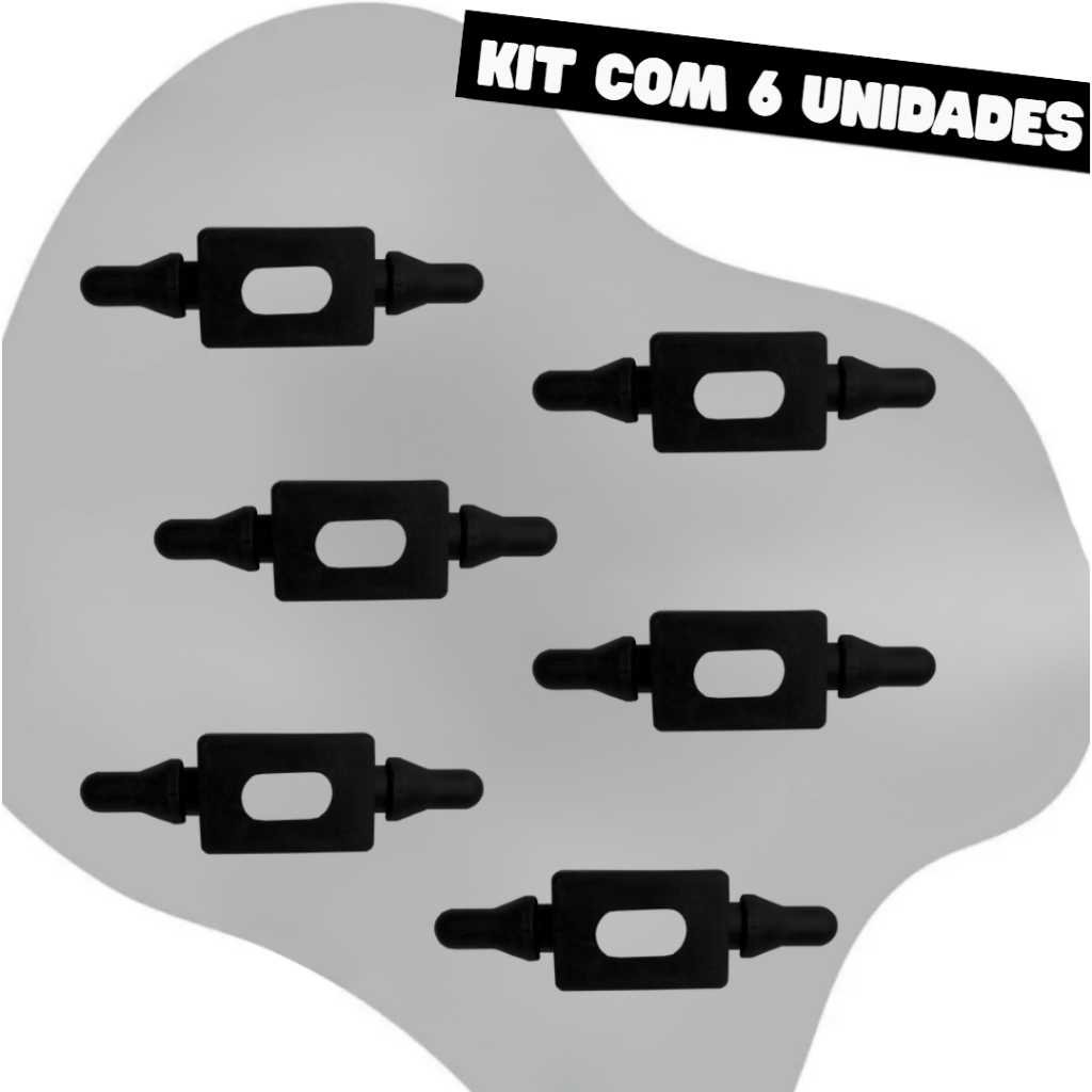 Kit 6 Coxim Centrífuga Mueller Mega Dry Super Fit 4.2 Fit 15 Compatível