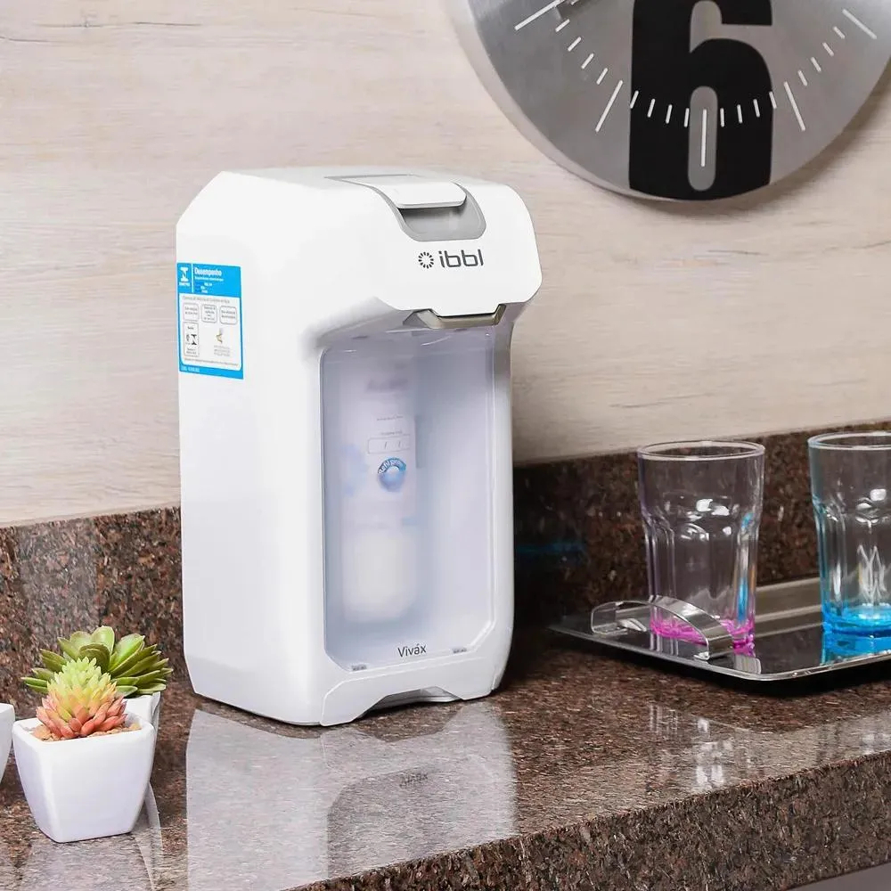 💧 Purificador de Água IBBL Viváx Branco — Sem Galão, Instala Fácil, Refil Mini Avant, Selo Inmetro