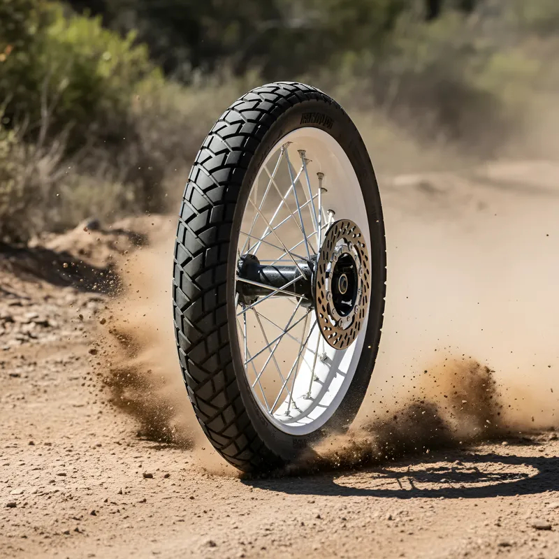Pneu Rinaldi 80/90-21 R34 Dianteiro Xtz125 Lander Ténéré Dt Xl Xlr Nx Uso Com Câmara