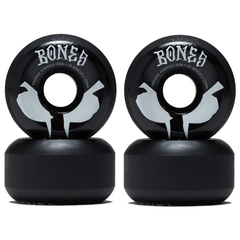 Roda Bones 53mm 100a V5 Sidecuts OG Formula Original Skate - Melhor Preço
