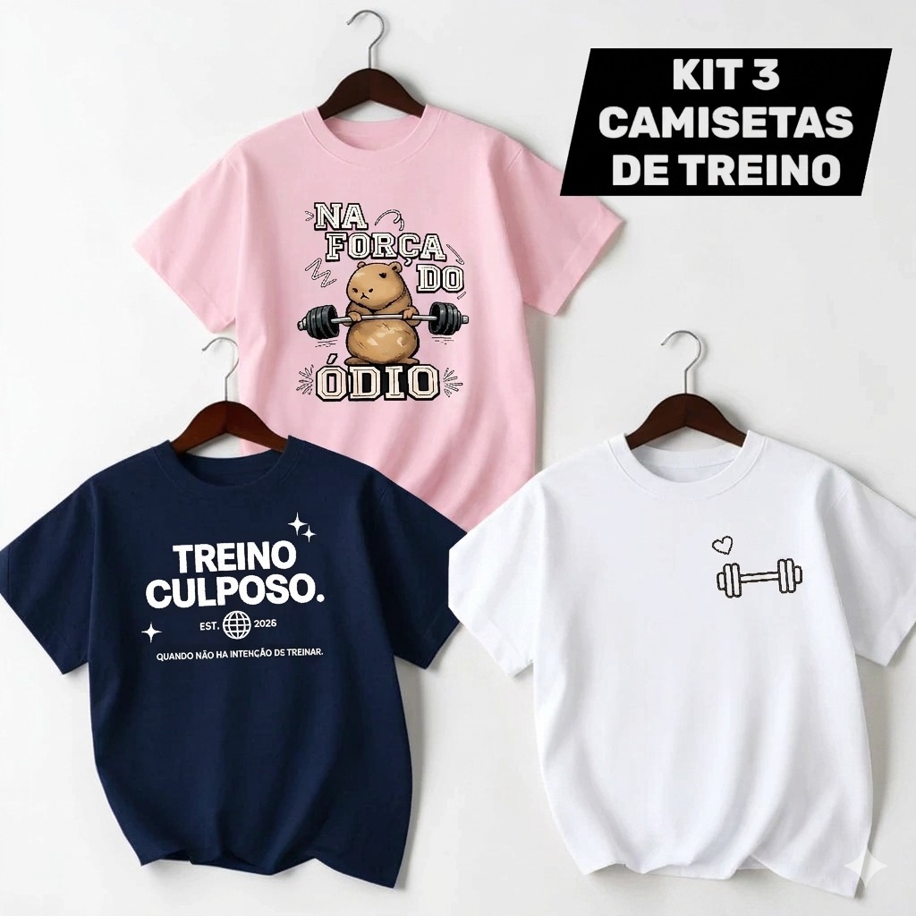 Camiseta Masculina Premium Algodão Casual Estilosa Para Academia Trabalho e Passeios Diários