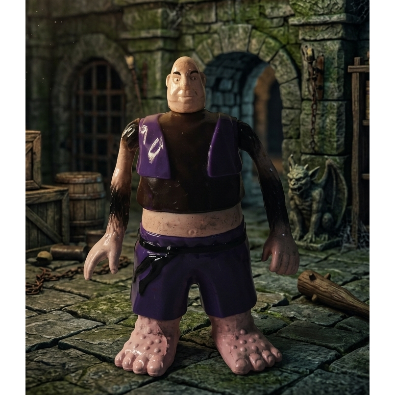 Boneco Trasgo Da Montanha Harry Potter Troll Bootleg Raro Antigo