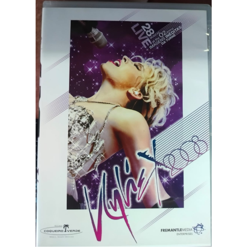 DVD Kylie Minogue/KylieX2008/Tour/Can't Get You Out Of My Head/Wow/Sensitized/Madonna/Janet Jackson/Lady gaga/Disco pop