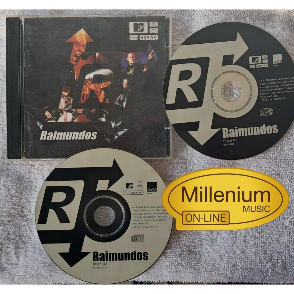 CD Raimundos  MTV Ao Vivo 2000 Original Gravadora Colecionador Ótimo Estado