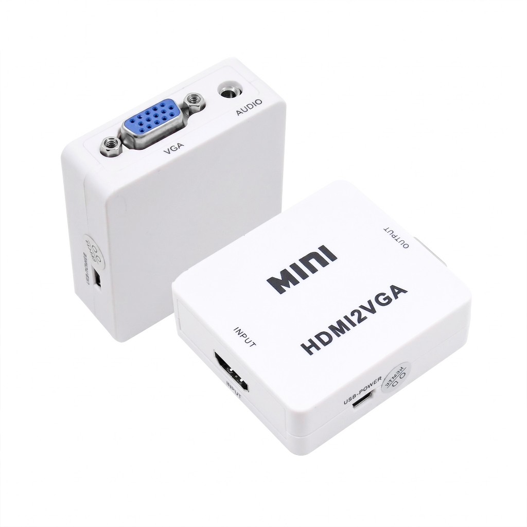Conversor HDMI Para VGA Com Áudio Adaptador Vídeo