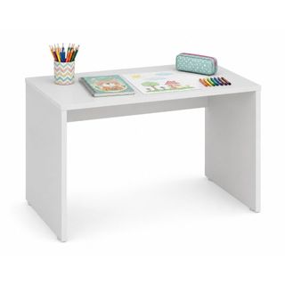 Mesa Infantil Branca Quarto Estudo Desenho E Cantinho Da Leitura