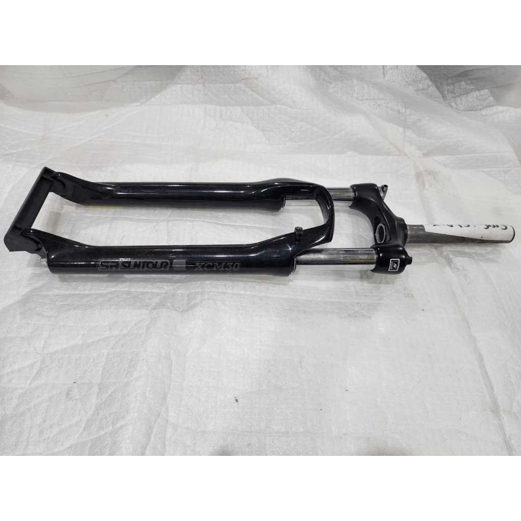 suspensao suntour xcm30 27,5 preta espiga aheadset 28,6mm imagens reais do produto anunciado