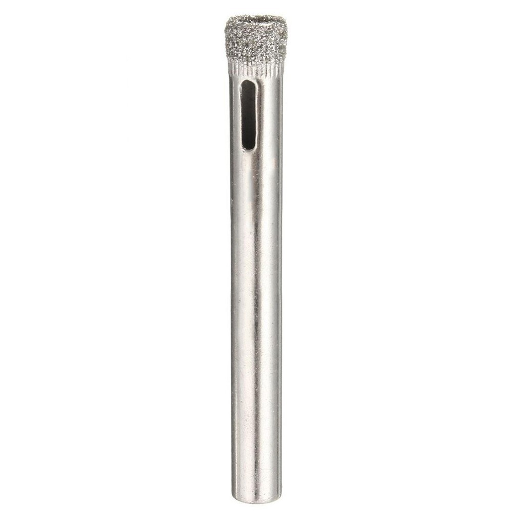 Broca serra copo 6 mm diamantada para furar vidro piso azulejo garrafas