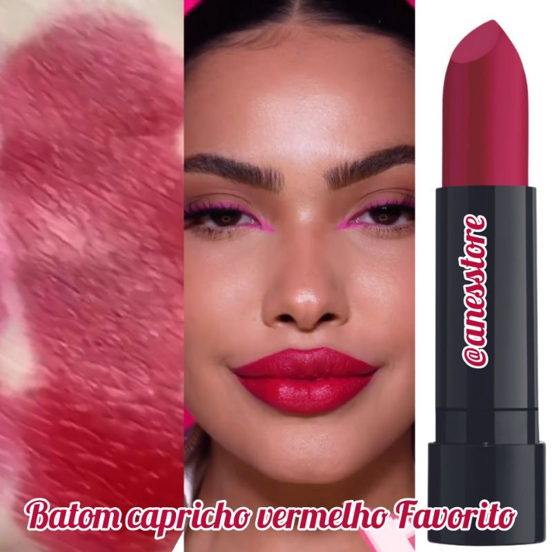 Jequiti capricho pink verse batom verm fav Validade 06/2026