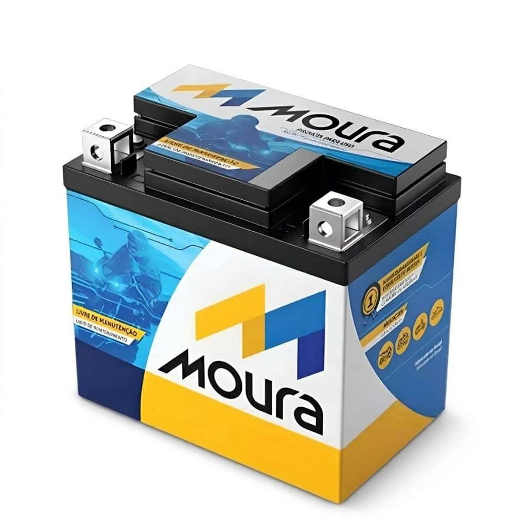 Bateria Moura Para Moto MA5D 5AH C10 Tecnologia AGM 12V Yamaha Honda E Outros