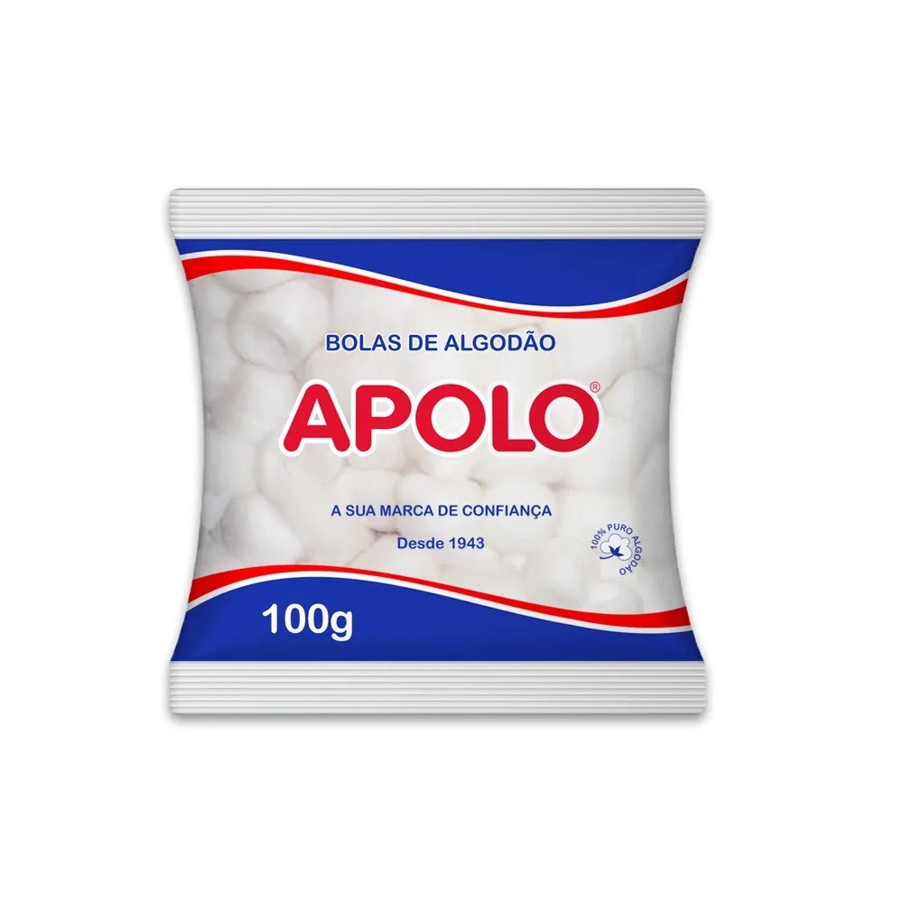 Algodão Apolo Bola 100g - Escolha seu kit