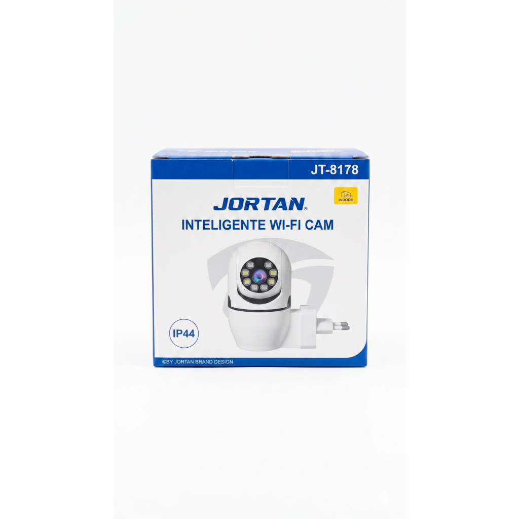 Câmera WiFi Inteligente Jortan JT-8178 Full HD 1080p App Yoosee