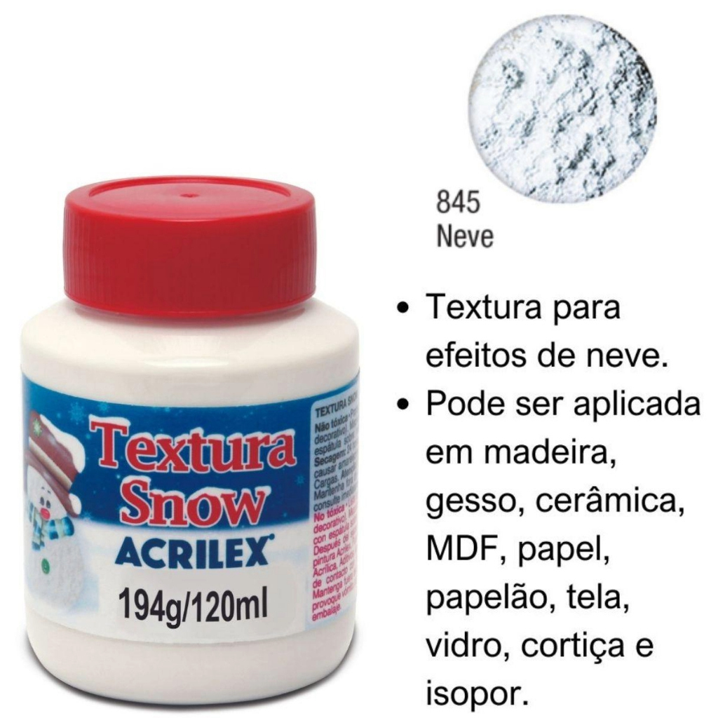 Textura Snow Acrilex 120 ml