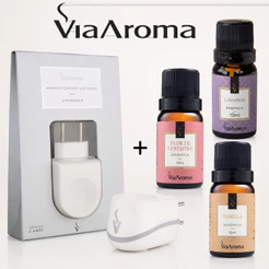 Difusor Aromatizador Elétrico Standard Via Aroma Com Essência Bivolt Difusor Aromaterapia