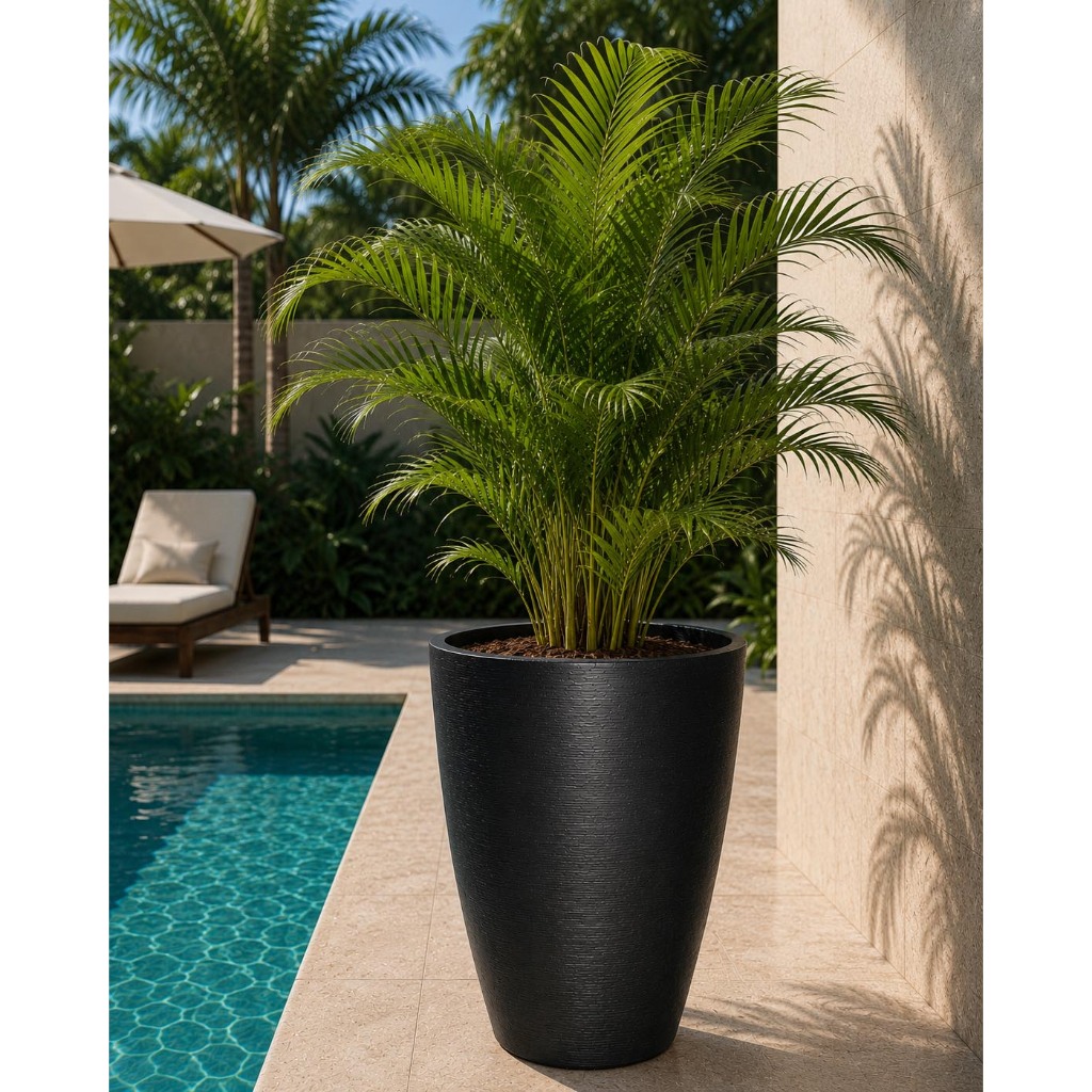 Vaso Planta 80x50 Oval super Luxo Polietileno