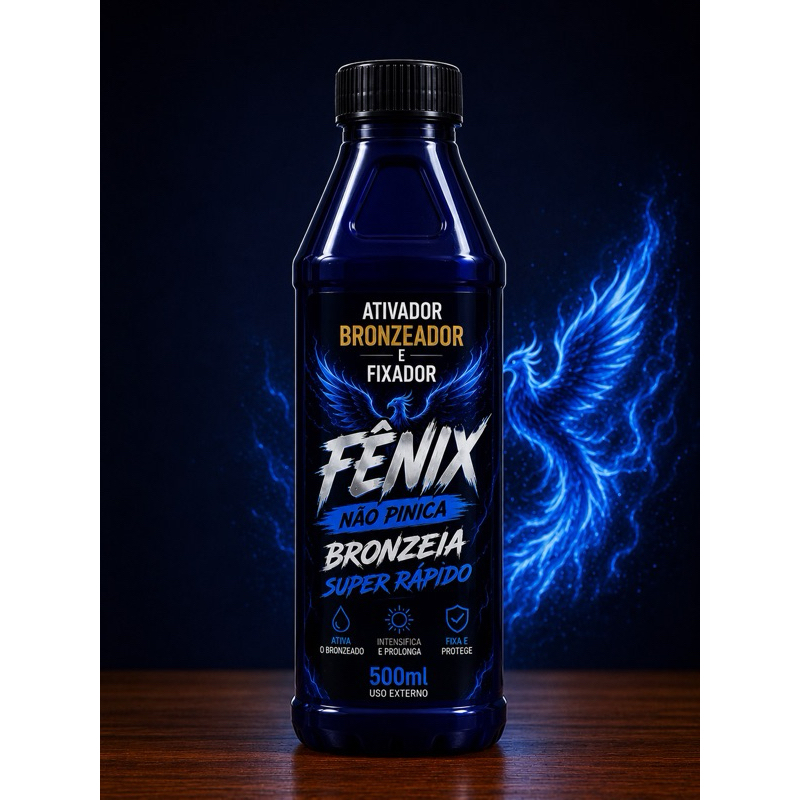 Bronzeador ativador e fixador fenix nao pinica 500ml