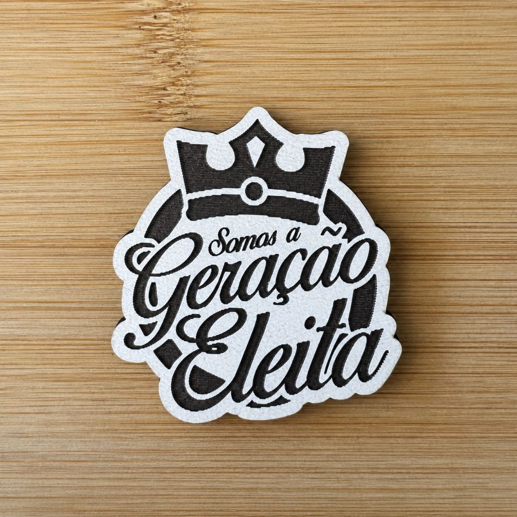 Kit Imã MDF Geração Eleita Congresso Jovem Evangélico Igreja Lembrancinha Cristã Lembrancinha em Madeira MDF