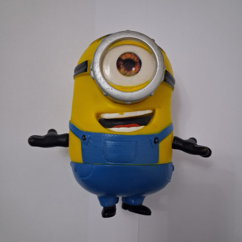Boneco Minion 14cm vinil minions bracos mexem