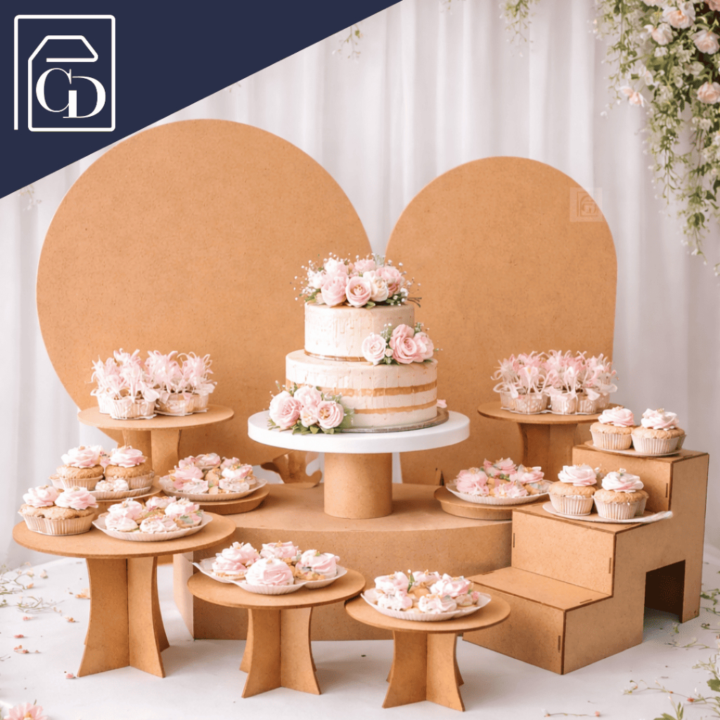 Kit  festa painel de mesa painel 50cm, painel romano 50x28, kit 3 boleiras