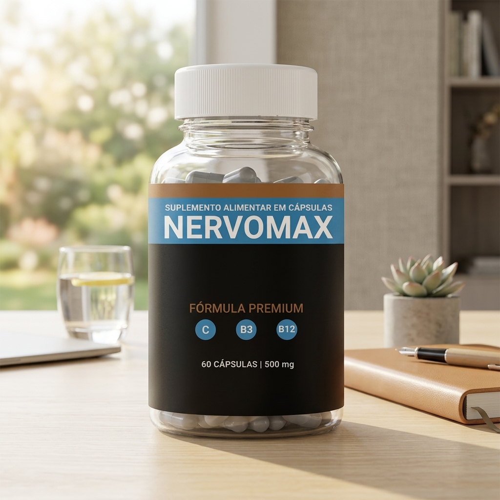 Nervomax Original Fórmula Oficial - 60 Cápsulas Envio Rápido