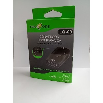 CONVERSOR HDMI PARA VGA ADAPTADOR DE AUDIO E  VIDEO