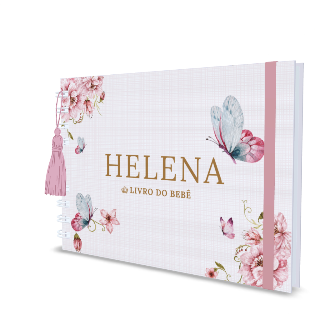 Livro Do Bebê Personalizado Menina Recordações Capa Dura