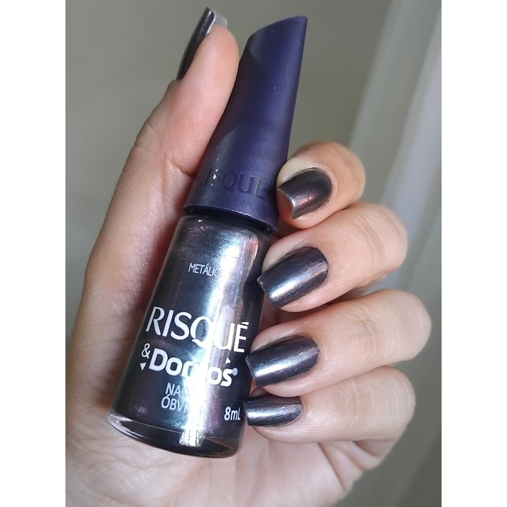Esmalte Metálico Risqué - NADA ÓBVIO - 8ml