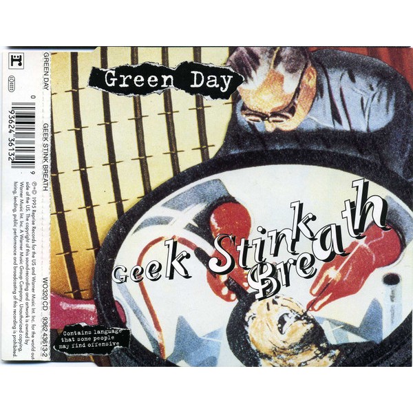 Green Day – Geek Stink Breath (CD, Single, Purple Disc)