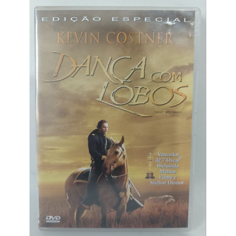 DVD Dança Com Lobos Dublado Edição Especial Kevin Costner Filme Vencedor de Oscar clássico colecionador