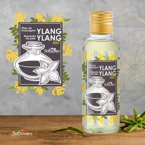 Óleo de Massagem Ylang Ylang Corporal Intima Relaxante 120ml