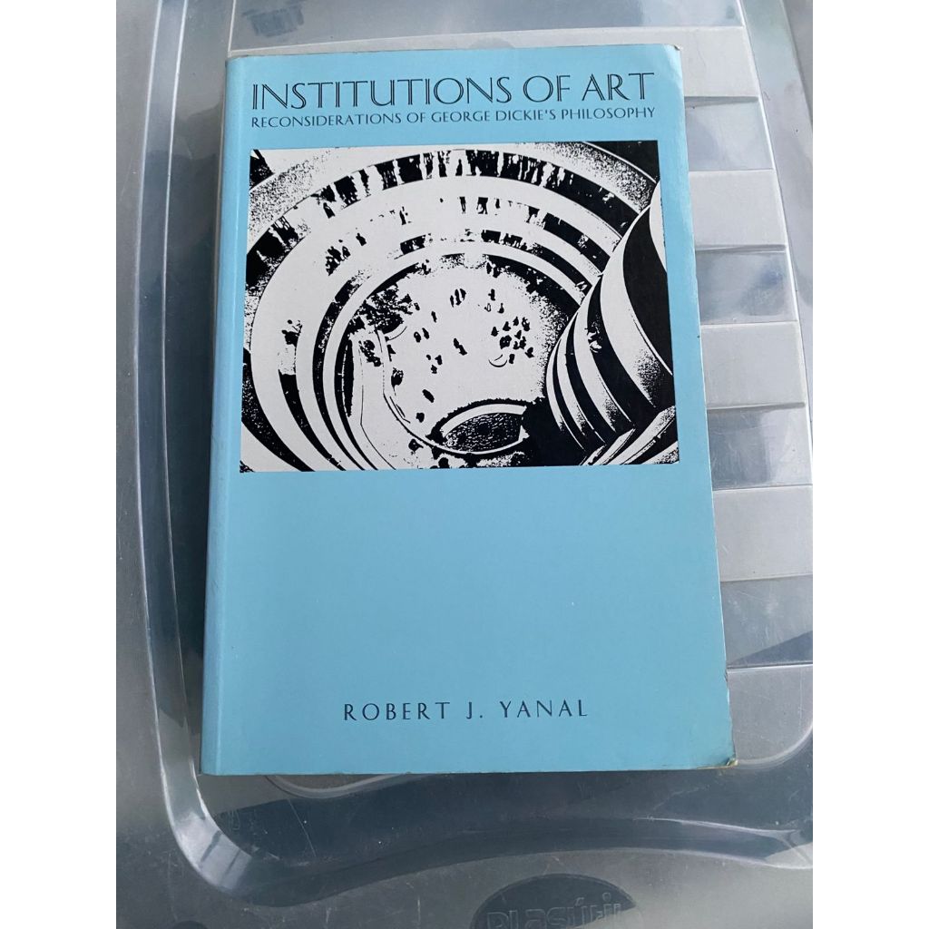livro Institutions of Art: Reconsiderations of George Dickie's Philosophy ( Reconsiderações da Filosofia