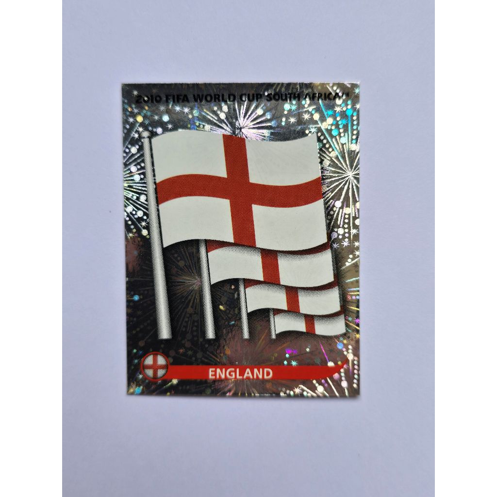 Figurinha Brilhante - Copa do Mundo 2010 - Número 183 - Emblema Seleção Inglaterra