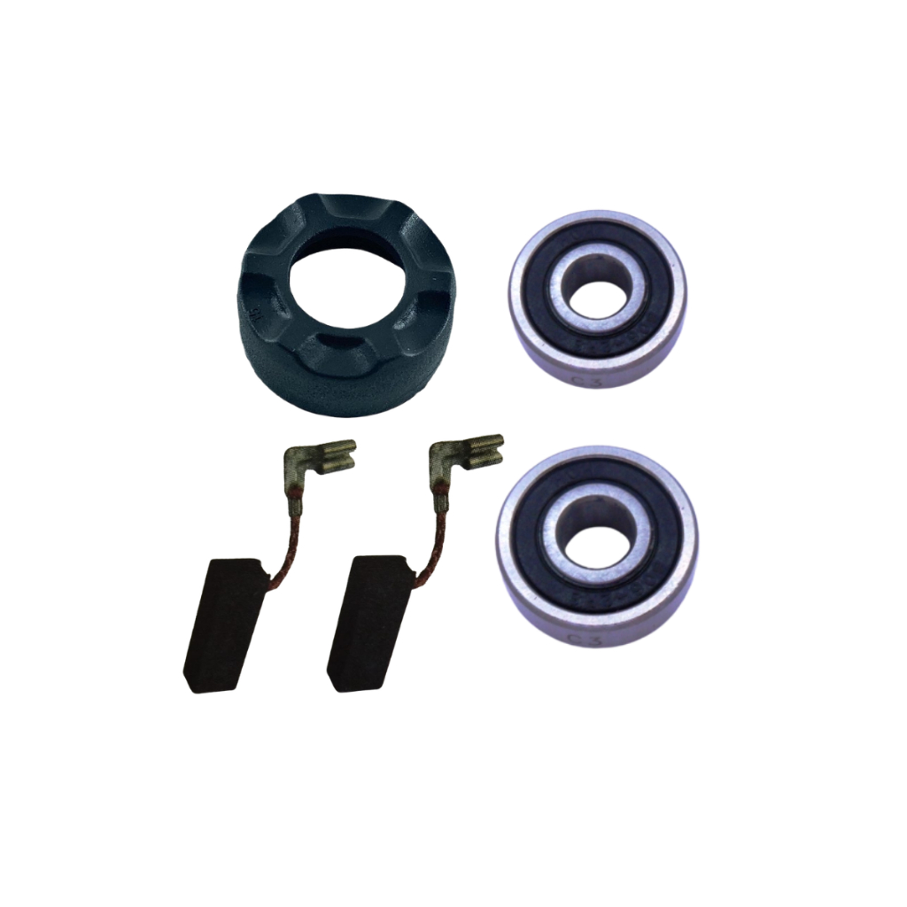 Kit GBH 2-24D 2-24DRE 2-26DRE Bucha Borracha Rolamentos Induzido Escova Carvão Martelete Bosch