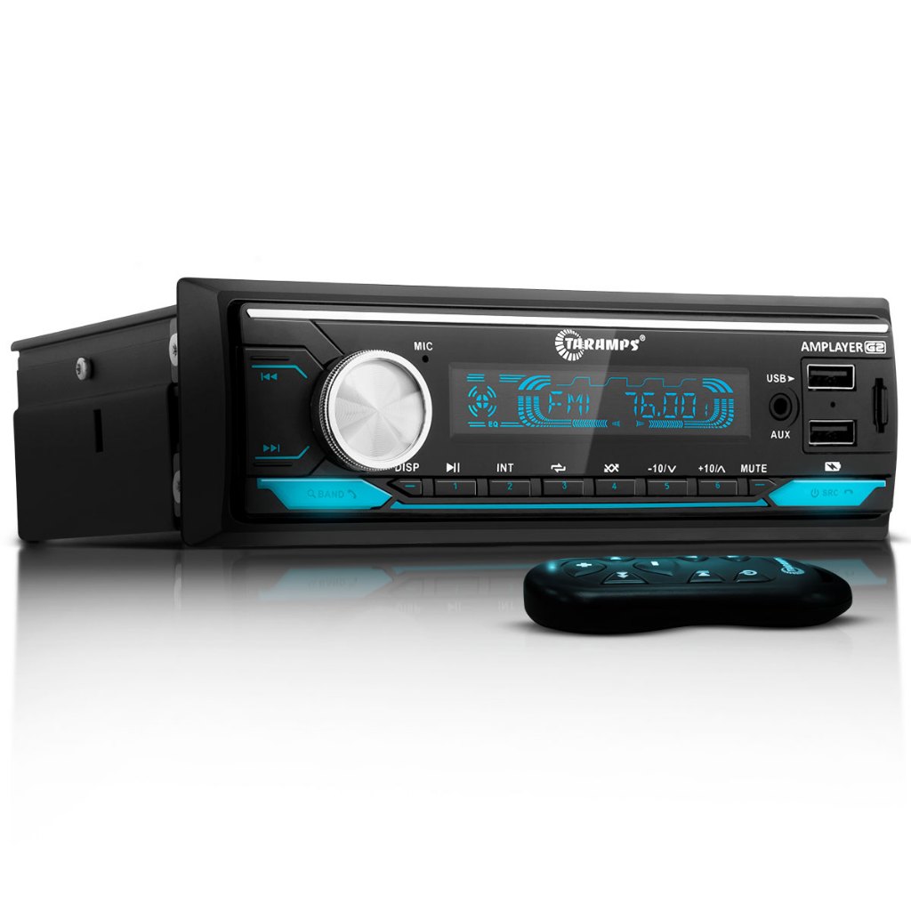 Rádio Processador de Áudio Taramps Amplayer G2 RGB 4 Canais