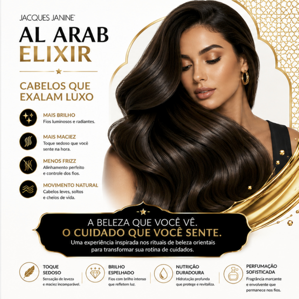 Jacques Janine Condicionador Nutrição Intensiva Al Arab Elixir 270ml — Blend de Óleos — imagem 2 de 2