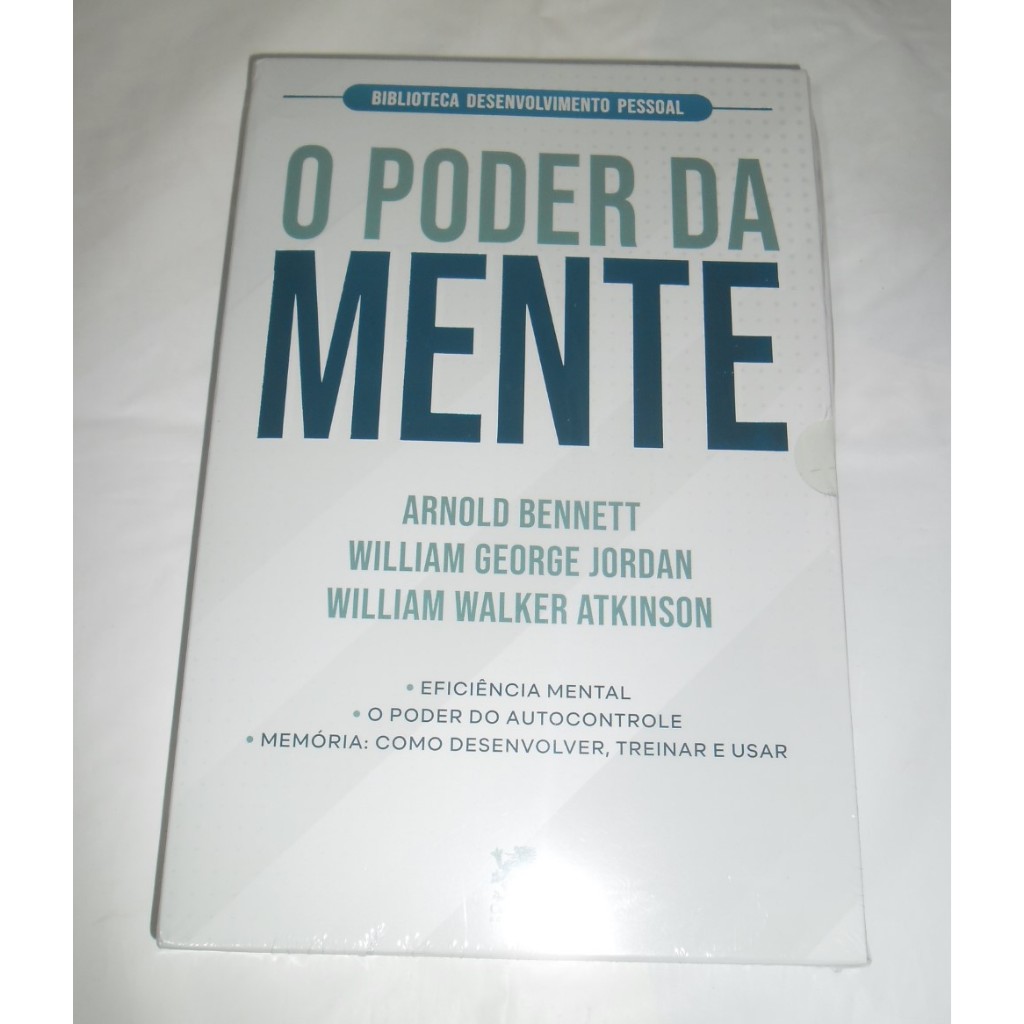 Box O Poder da Mente Eficiencia Autocontrole Mental - Bennett Jordan Atkinson