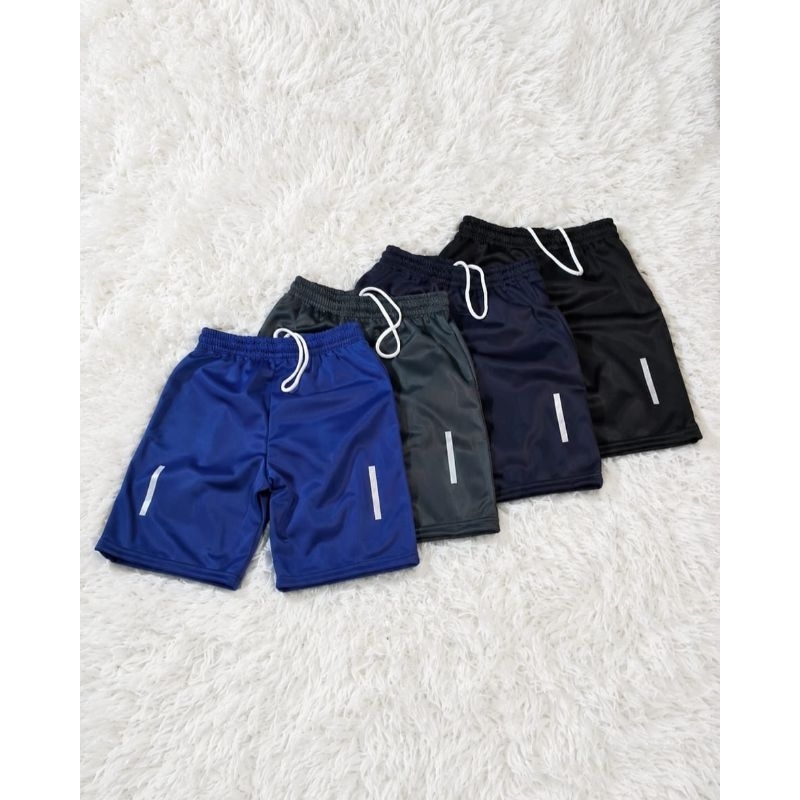 Kit 4 Shorts Infantil/Juvenil Tactel Ideal para Escola, Esporte e Lazer