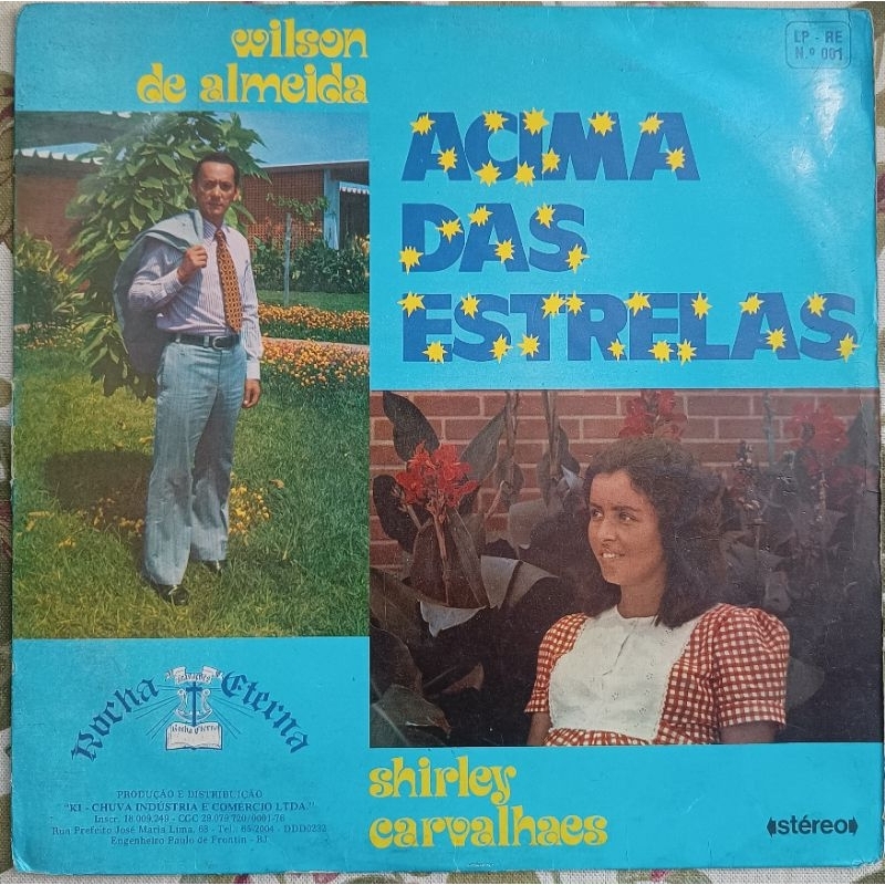 LP Shirley Carvalhaes Acima das Estrelas 1977