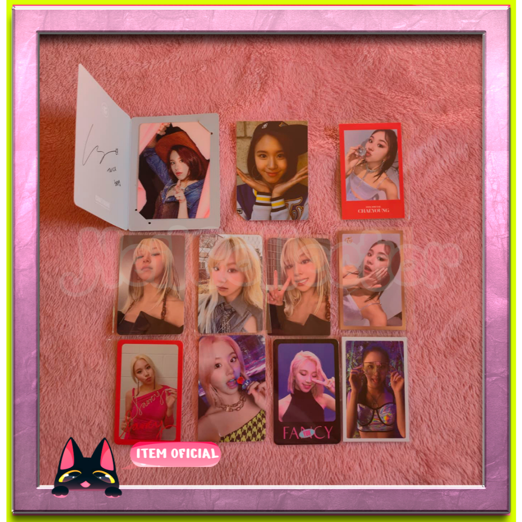 [OFICIAL] Photocard Chaeyoung Fancy/Feel Special/ Ready to be / chaeyoung photocard oficial TWICE
