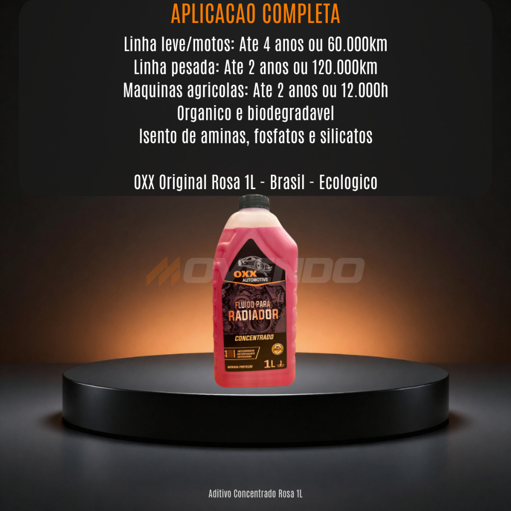 Aditivo R Concentrado Oxx Rosa 1l