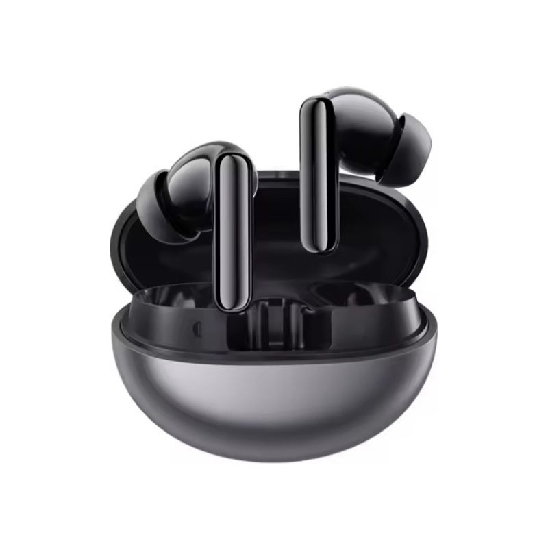 HAYLOU Flowbuds N55 fone de ouvido sem fio com áudio Hi-Res com LDAC, ANC adaptativo, driver de 12,4 mm, preto baseus