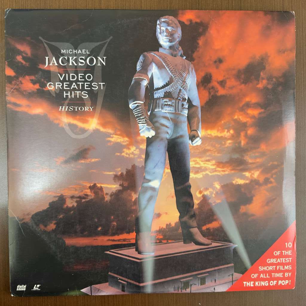 Laser Disc - Michael Jackson - History - + Livro Encarte - LD