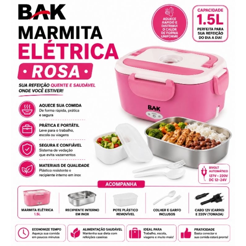 Marmita Elétrica térmica Bak