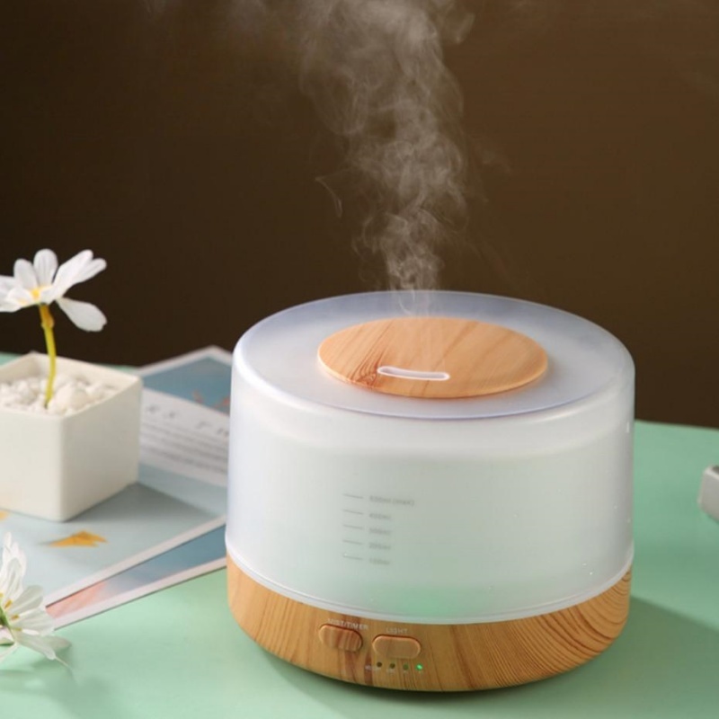 Umidificador de Aromaterapia Inteligente com Capacidade Grande de 500ml, Difusor de Aromaterapia com Luz Noturna Voltik