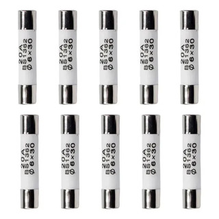 10 Pçs  Fusível Cerâmico Para Forno Microondas 20a