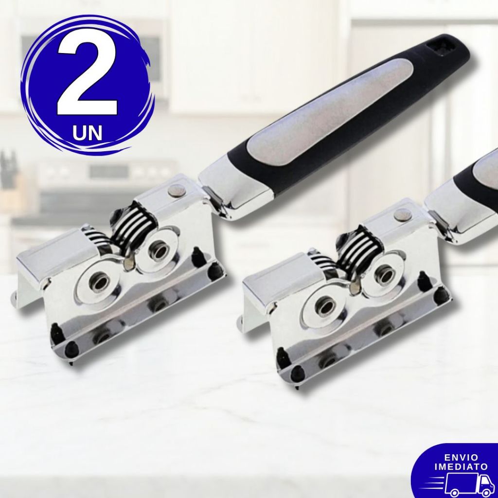 Kit 2 Afiador e Amolador de Faca Facão Canivete Profissional de Inox
