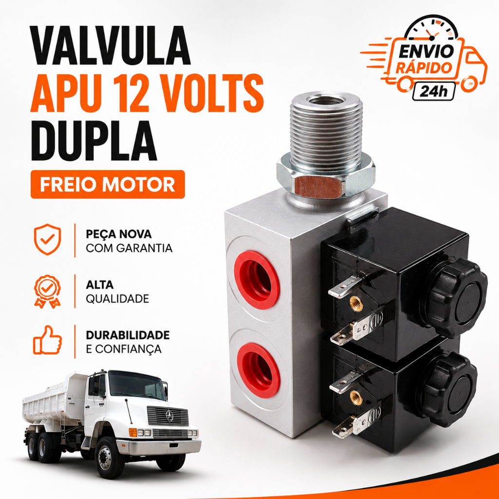 Válvula Solenóide Mercedes L1620/1214c/1214k - Compatível