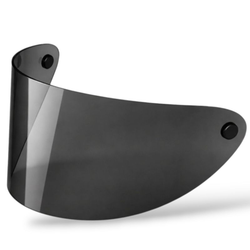 Viseira Capacete San Marino Fume Tamanho 56 58 60 Espessura 0,8mm Marrom Escura Fumê Moto Visor Lente Acessório Conforto