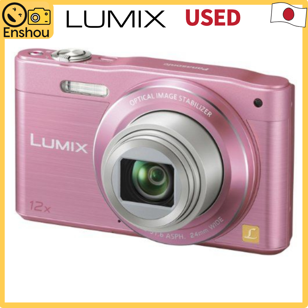 Do Japão [Usado] Câmera Digital Panasonic Lumix SZ8 Zoom Óptico 12x Rosa DMC-SZ8-P
